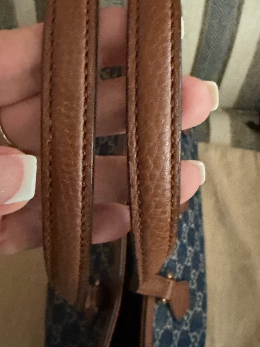 Gucci Ophidia GG Denim Tote Bag - Picture 8 of 13
